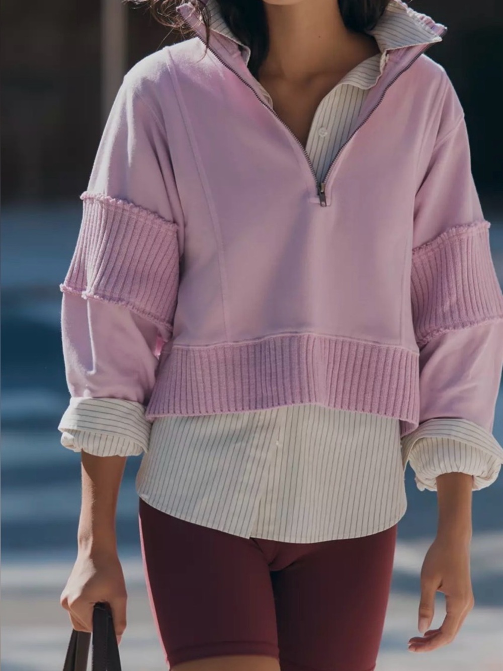 Daily Practice by Anthropologie 1/4 zip sweatshirt